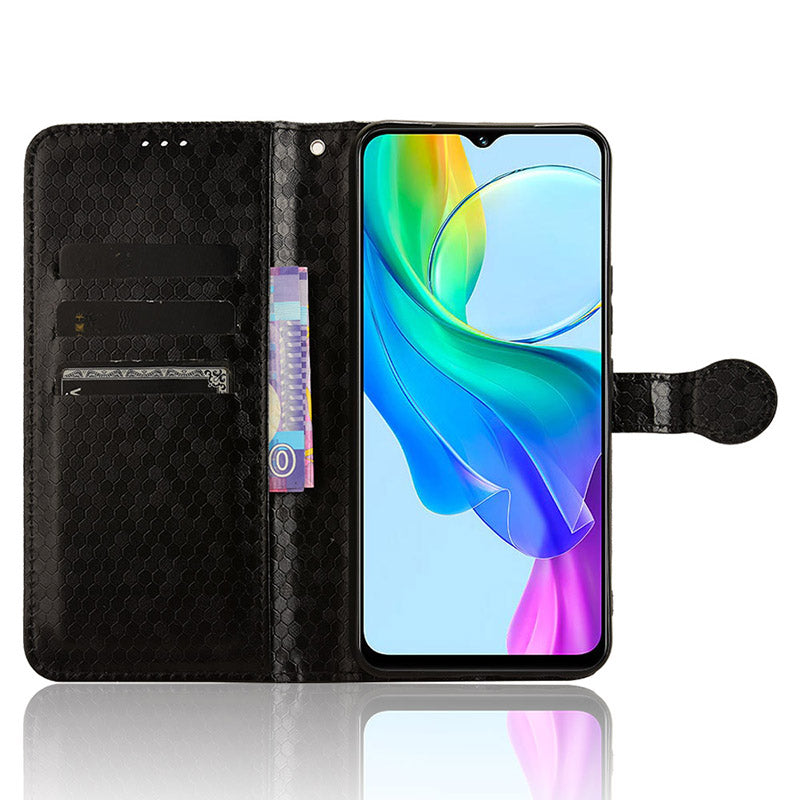 For vivo Y03 Case Dots Imprinted Shockproof Wallet Phone Cover For vivo Y03 Case Dots Imprinted Shockproof Wallet Phone Cover